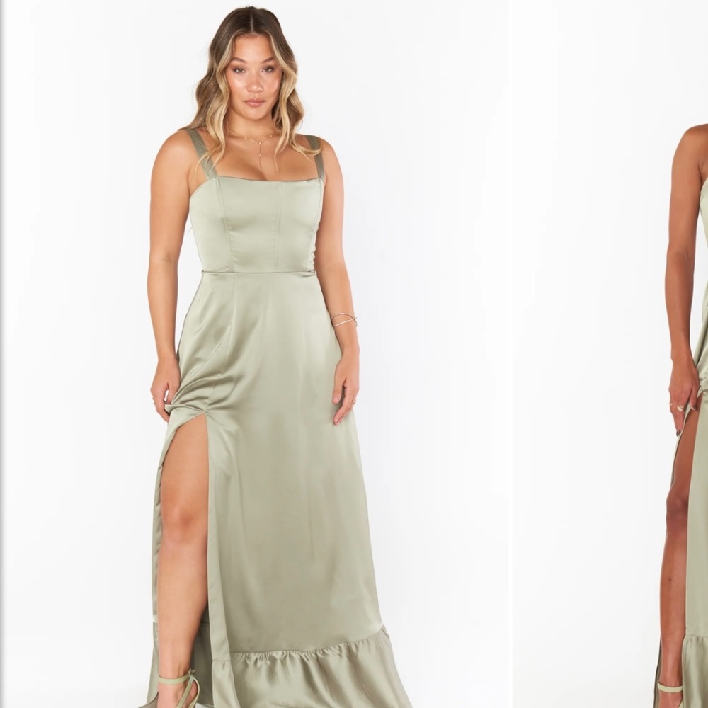 Show Me Your Mumu Clarissa Corset Dress - Moss Green